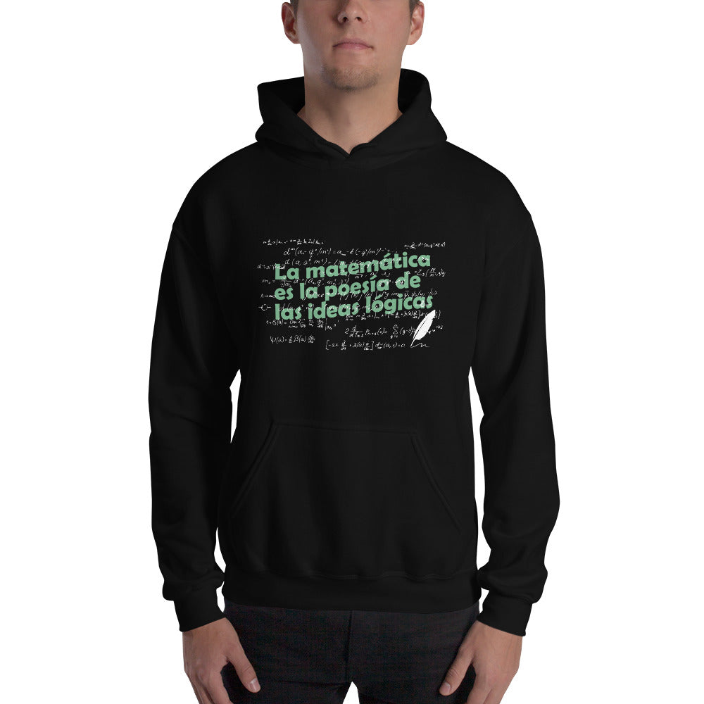 Sudadera hombre La matematica es la poesia de las ideas logicas GORILLAK